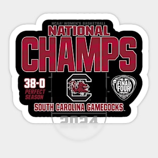 National Championship 2024 Women's Basketball Sticker